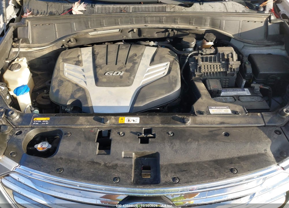 2013 HYUNDAI SANTA FE GLS VIN: KM8SNDHF4DU027559