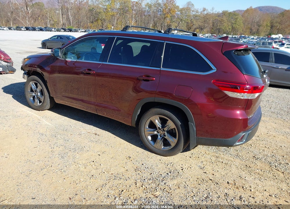 2019 TOYOTA HIGHLANDER LIMITED/PLATINUM VIN: 5TDDZRFH9KS745144