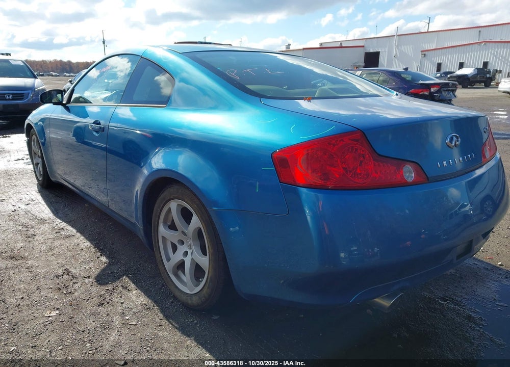 2003 INFINITI G35 BASE W/LEATHER VIN: JNKCV54E23M222679