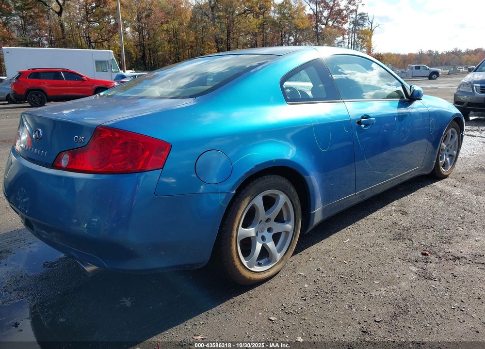 2003 INFINITI G35 BASE W/LEATHER VIN: JNKCV54E23M222679