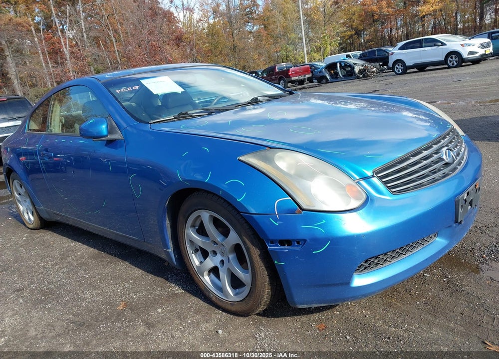 2003 INFINITI G35 BASE W/LEATHER VIN: JNKCV54E23M222679