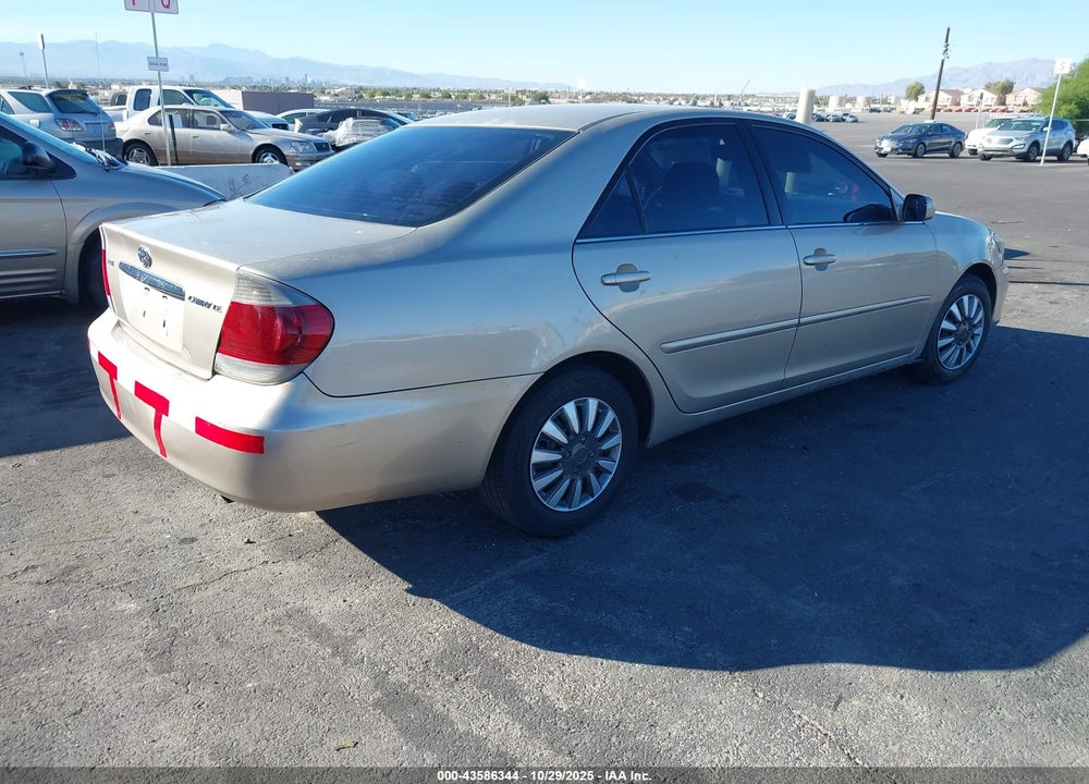 2005 TOYOTA CAMRY LE VIN: 4T1BE32K75U394280