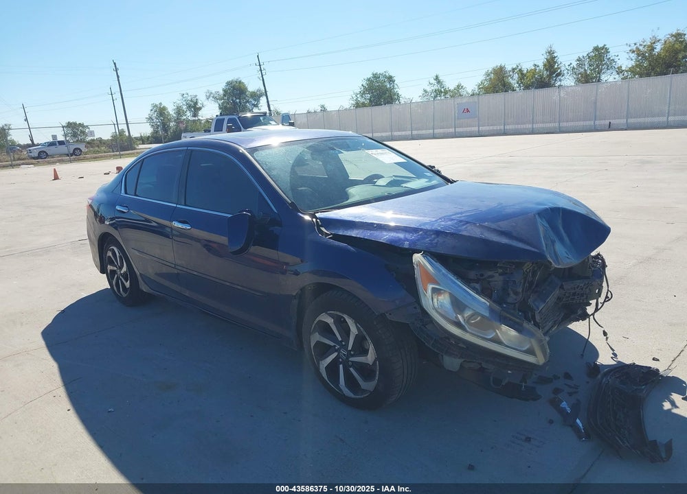 2016 HONDA ACCORD EX-L VIN: 1HGCR2F83GA184853