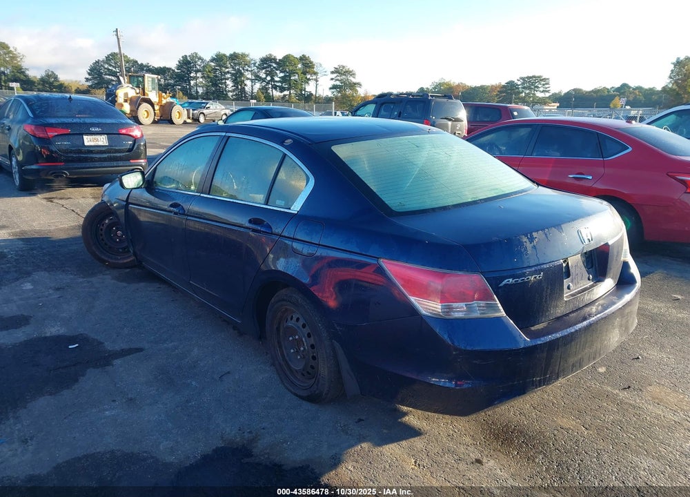 2008 HONDA ACCORD 2.4 LX VIN: 1HGCP263X8A054936