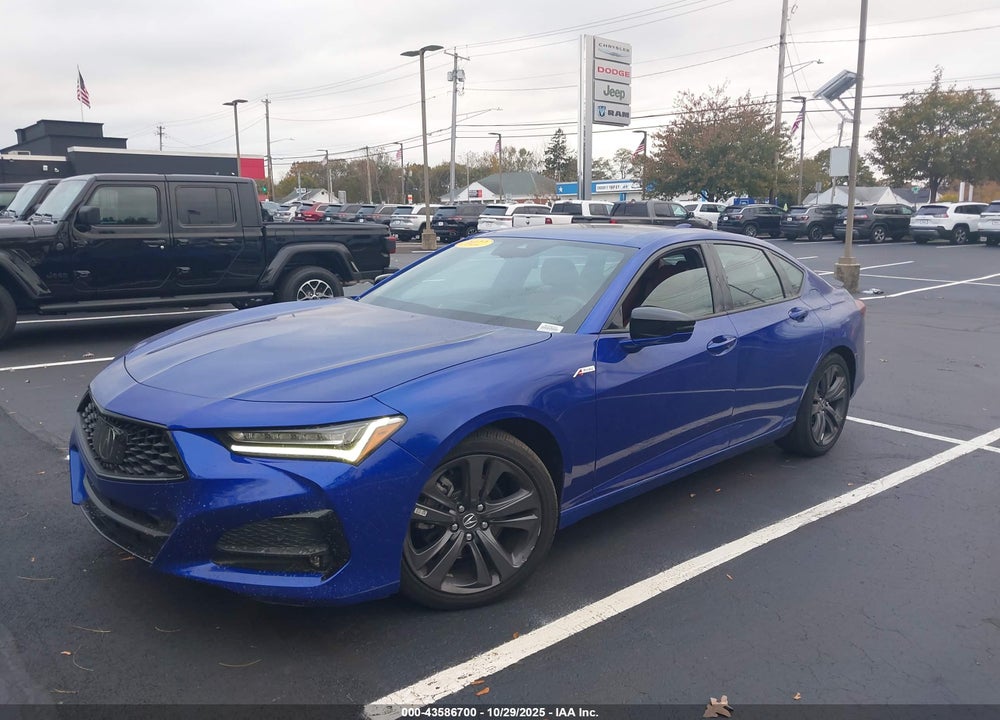 2022 ACURA TLX A-SPEC PACKAGE VIN: 19UUB5F51NA001575