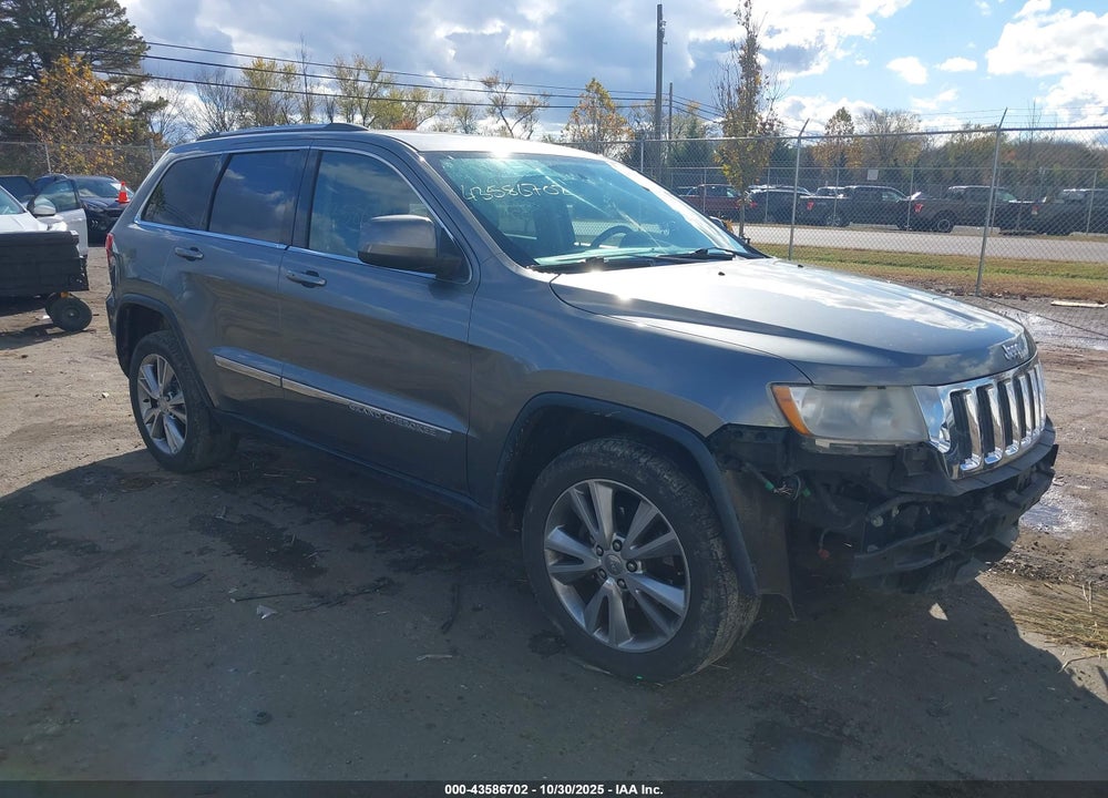 2013 JEEP GRAND CHEROKEE LAREDO VIN: 1C4RJEAT0DC610804