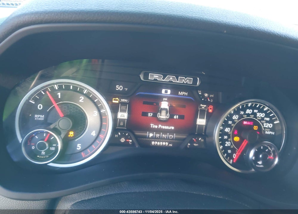 2022 RAM 2500 BIG HORN 4X4 6'4 BOX VIN: 3C6UR5DL6NG280848