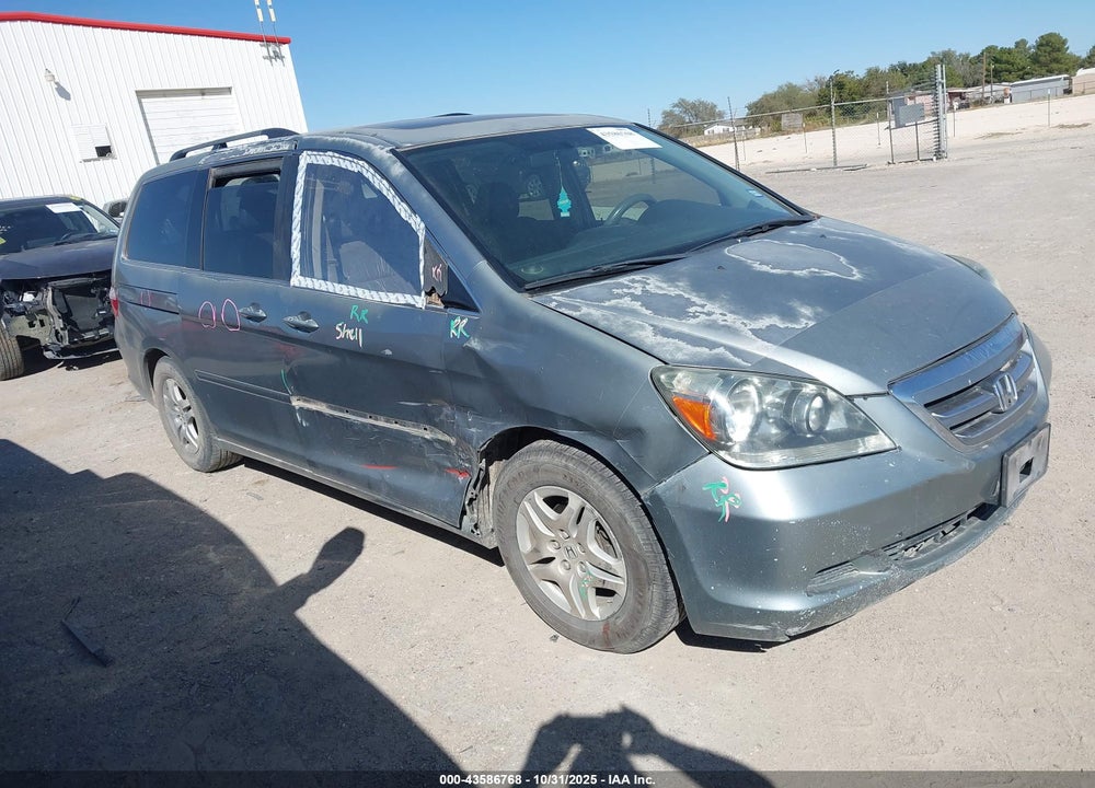 2007 HONDA ODYSSEY EX-L VIN: 5FNRL38727B107452
