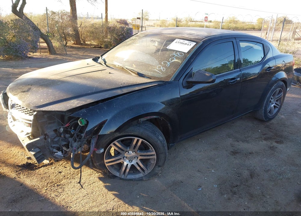 2014 DODGE AVENGER SE VIN: 1C3CDZAG1EN182078