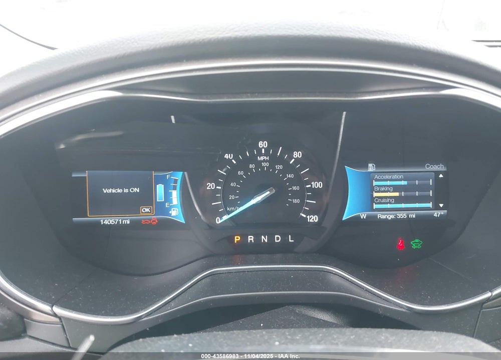 2017 FORD FUSION HYBRID SE VIN: 3FA6P0LU8HR244887