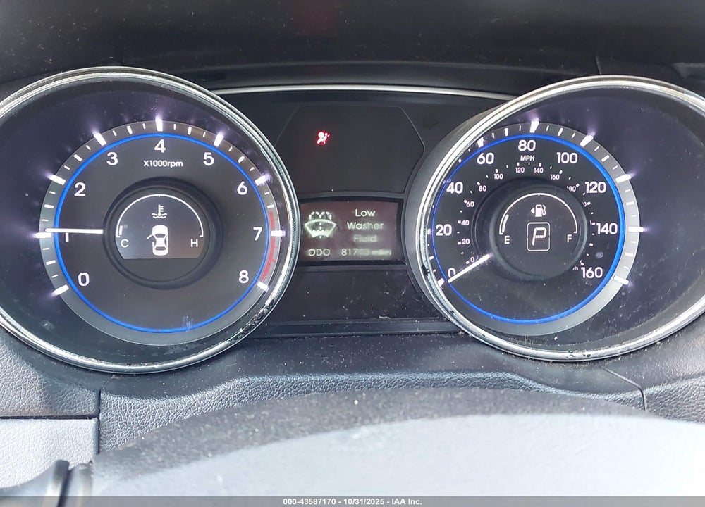 2014 HYUNDAI SONATA GLS VIN: 5NPEB4ACXEH836702