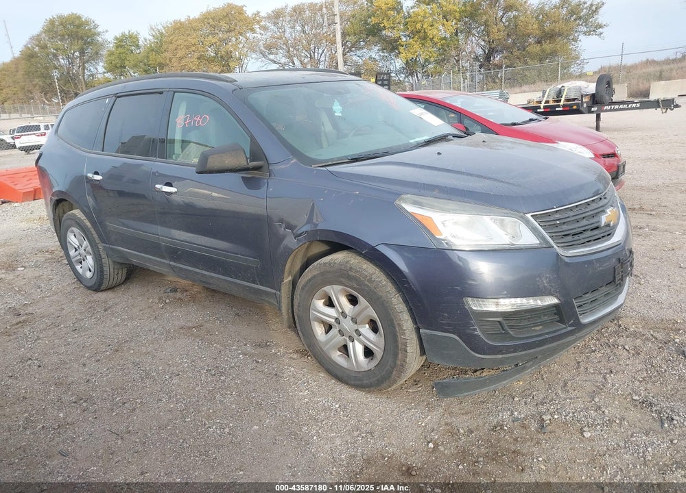 2013 CHEVROLET TRAVERSE LS VIN: 1GNKRFED2DJ110892