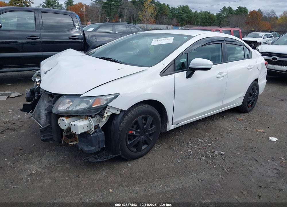 2014 HONDA CIVIC LX VIN: 2HGFB2F51EH520084