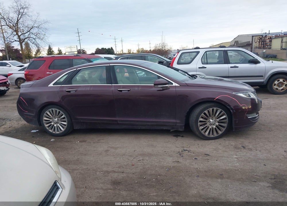2013 LINCOLN MKZ VIN: 3LN6L2G98DR805750