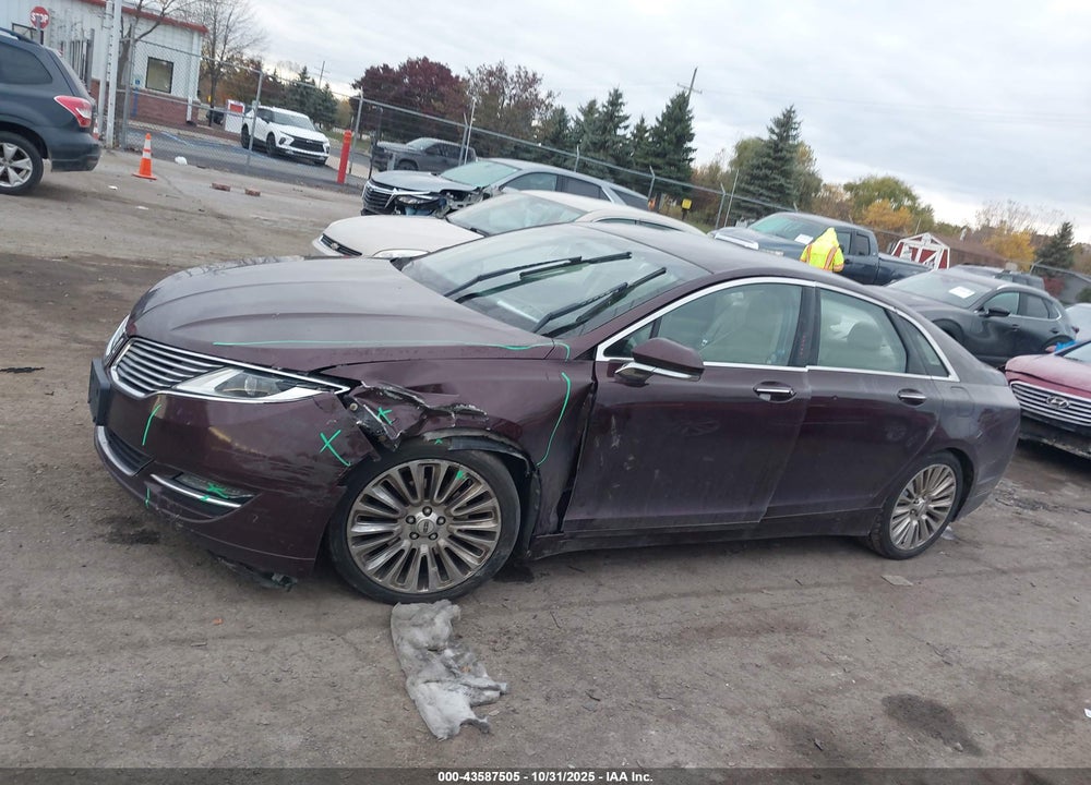 2013 LINCOLN MKZ VIN: 3LN6L2G98DR805750