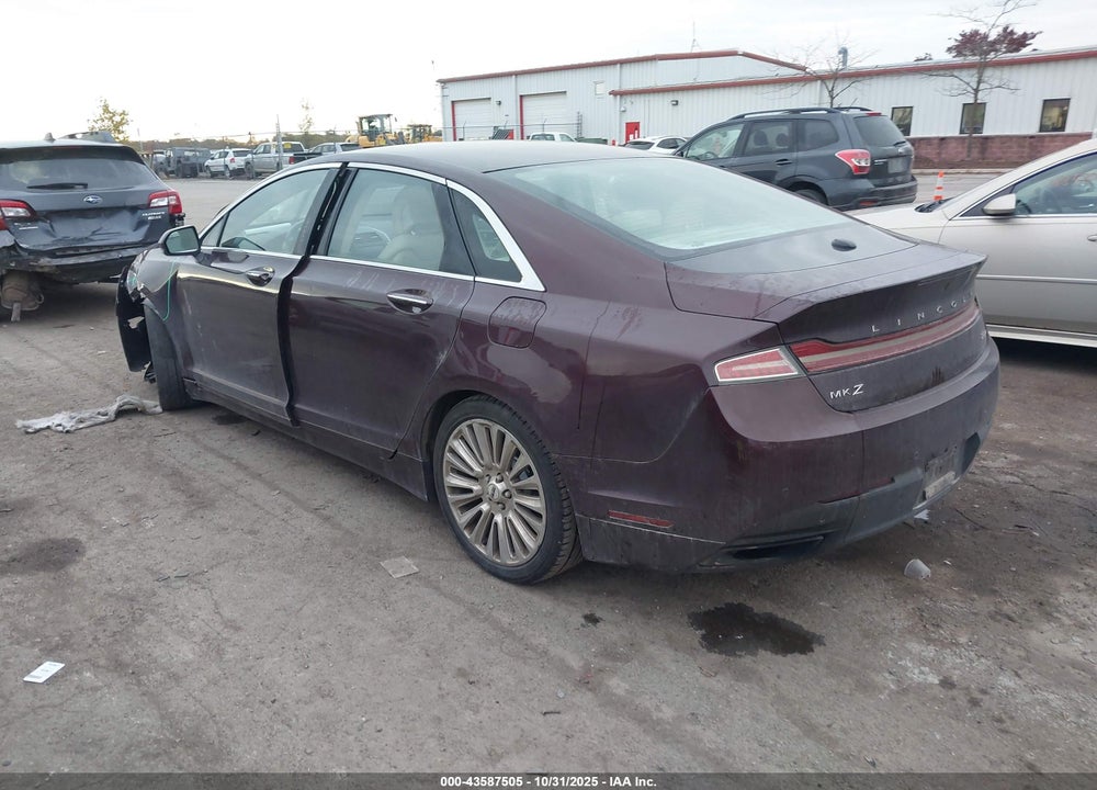 2013 LINCOLN MKZ VIN: 3LN6L2G98DR805750