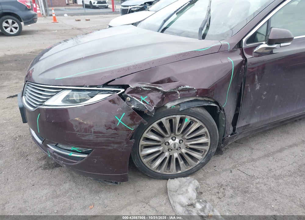 2013 LINCOLN MKZ VIN: 3LN6L2G98DR805750