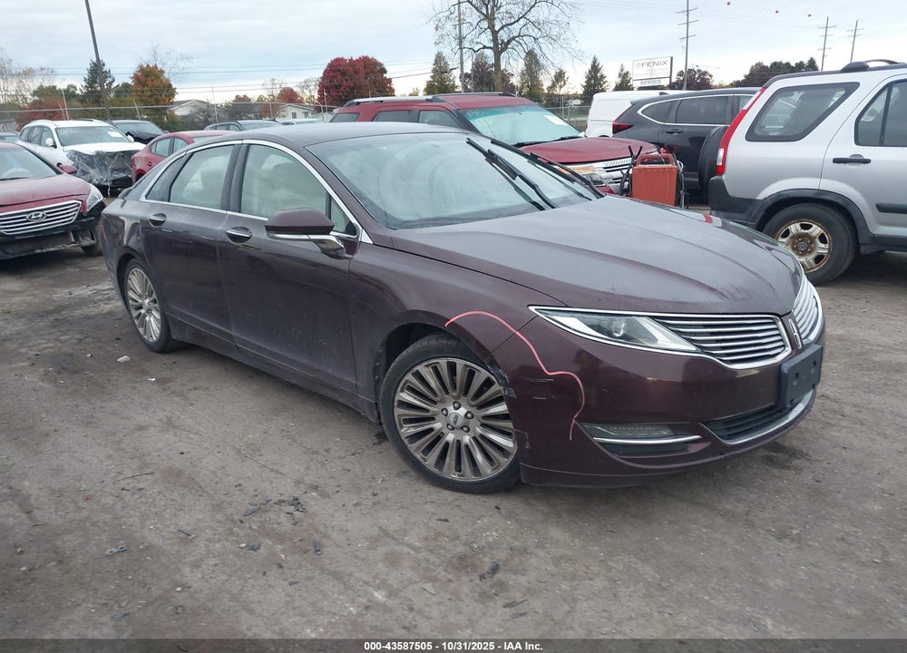2013 LINCOLN MKZ VIN: 3LN6L2G98DR805750