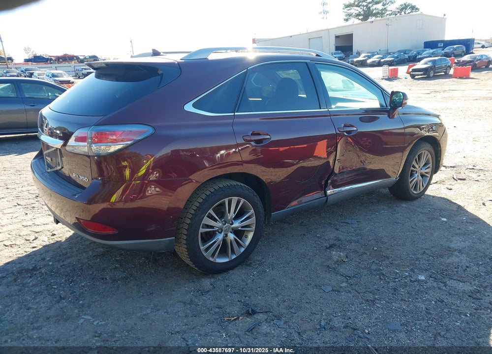 2013 LEXUS RX 350 VIN: 2T2ZK1BA5DC107839