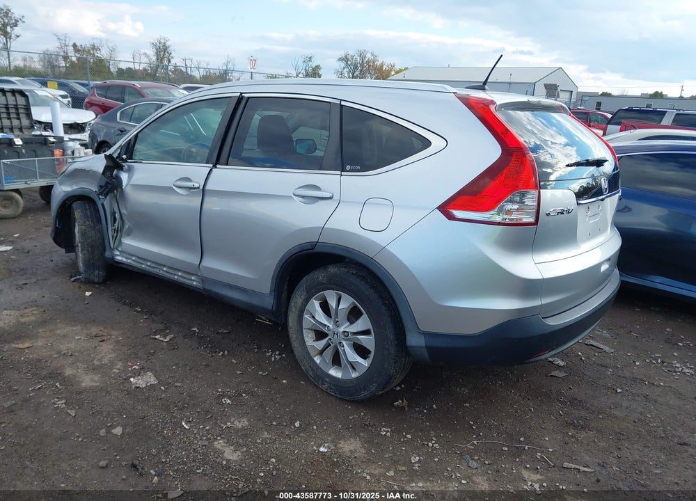 2012 HONDA CR-V EX-L VIN: 2HKRM4H75CH629054