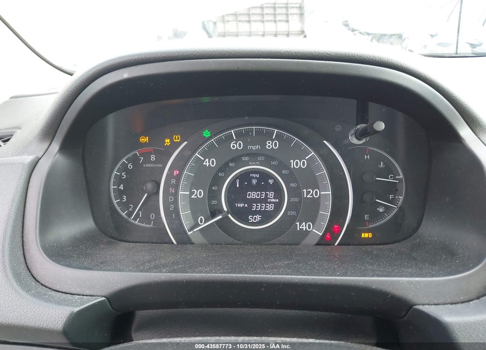 2012 HONDA CR-V EX-L VIN: 2HKRM4H75CH629054