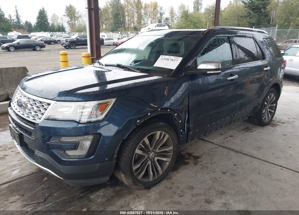 2017 FORD EXPLORER PLATINUM VIN: 1FM5K8HT9HGE25275