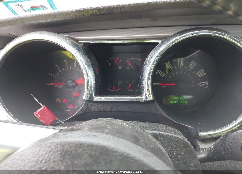 2007 FORD MUSTANG V6 DELUXE/V6 PREMIUM VIN: 1ZVHT80N975196728