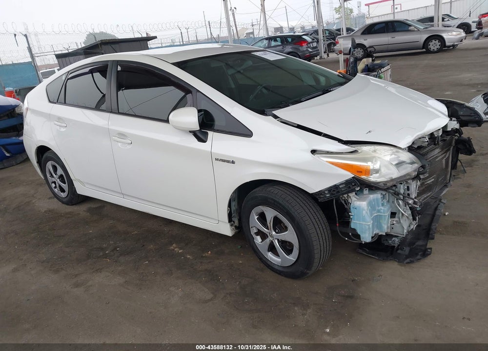 2012 TOYOTA PRIUS THREE VIN: JTDKN3DU4C5536045