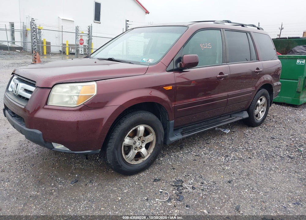 2007 HONDA PILOT VIN: 2HKYF18467H506038