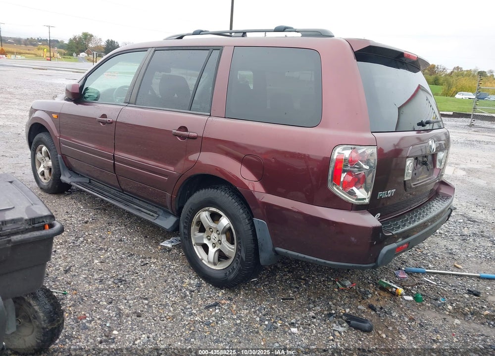 2007 HONDA PILOT VIN: 2HKYF18467H506038