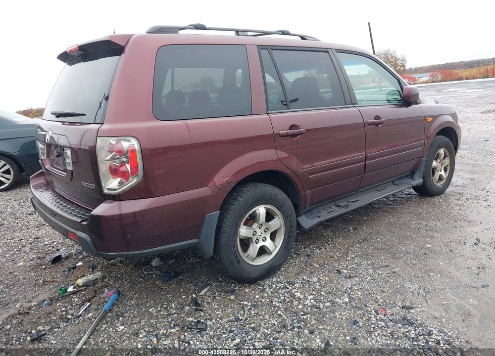 2007 HONDA PILOT VIN: 2HKYF18467H506038
