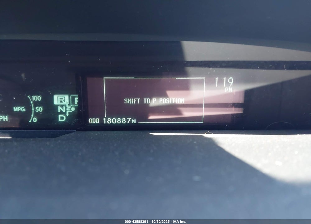2010 TOYOTA PRIUS II VIN: JTDKN3DU1A0133747
