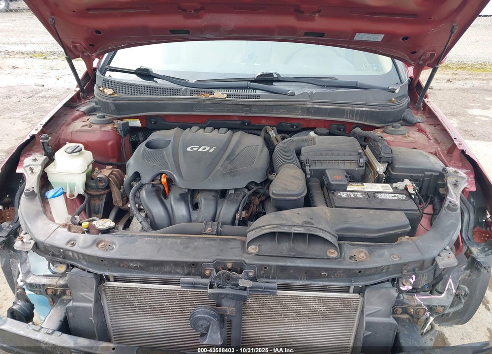 2013 HYUNDAI SONATA GLS VIN: 5NPEB4AC3DH599551