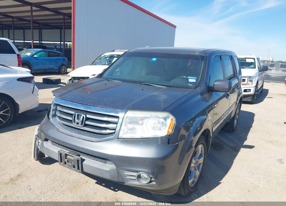 2012 HONDA PILOT EX-L VIN: 5FNYF3H65CB024487