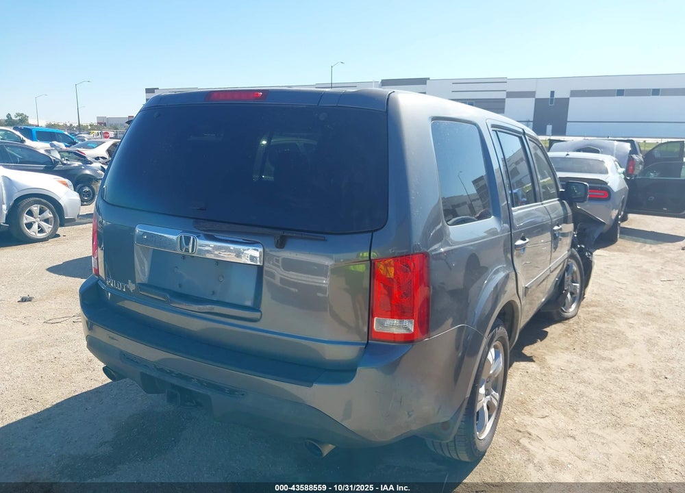 2012 HONDA PILOT EX-L VIN: 5FNYF3H65CB024487