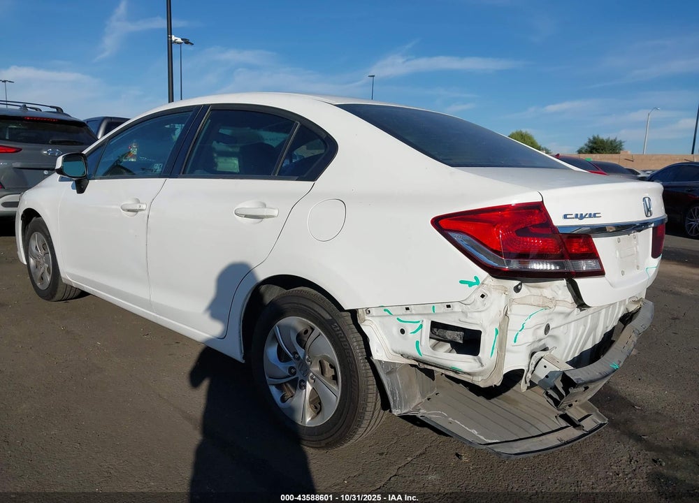 2013 HONDA CIVIC LX VIN: 19XFB2F58DE294702