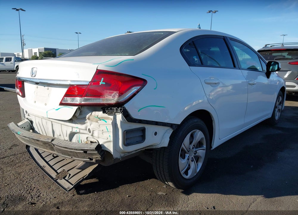 2013 HONDA CIVIC LX VIN: 19XFB2F58DE294702
