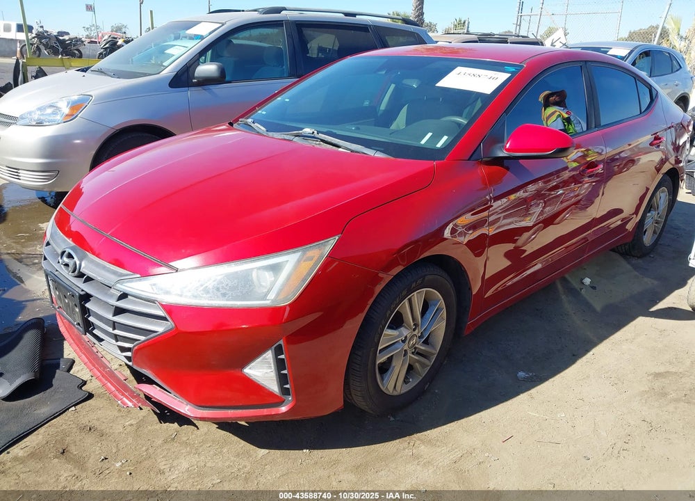 2019 HYUNDAI ELANTRA VIN: KMHD84LF9KU782677