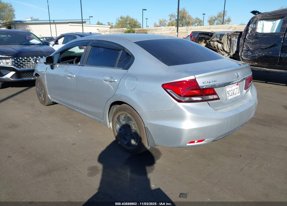 2013 HONDA CIVIC LX VIN: 19XFB2F55DE284323