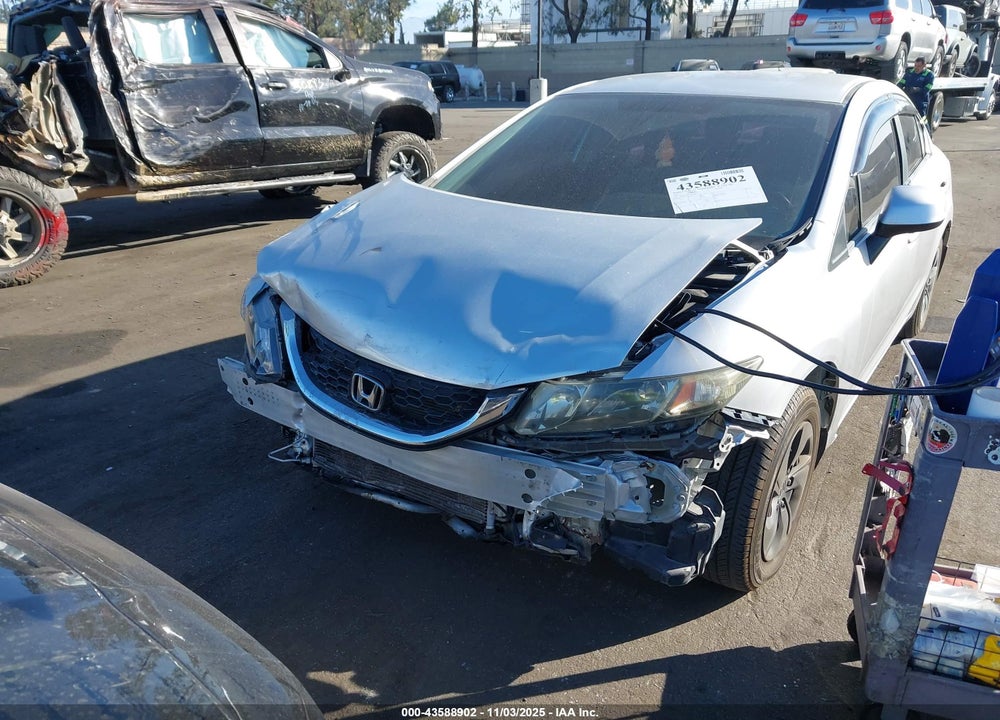 2013 HONDA CIVIC LX VIN: 19XFB2F55DE284323
