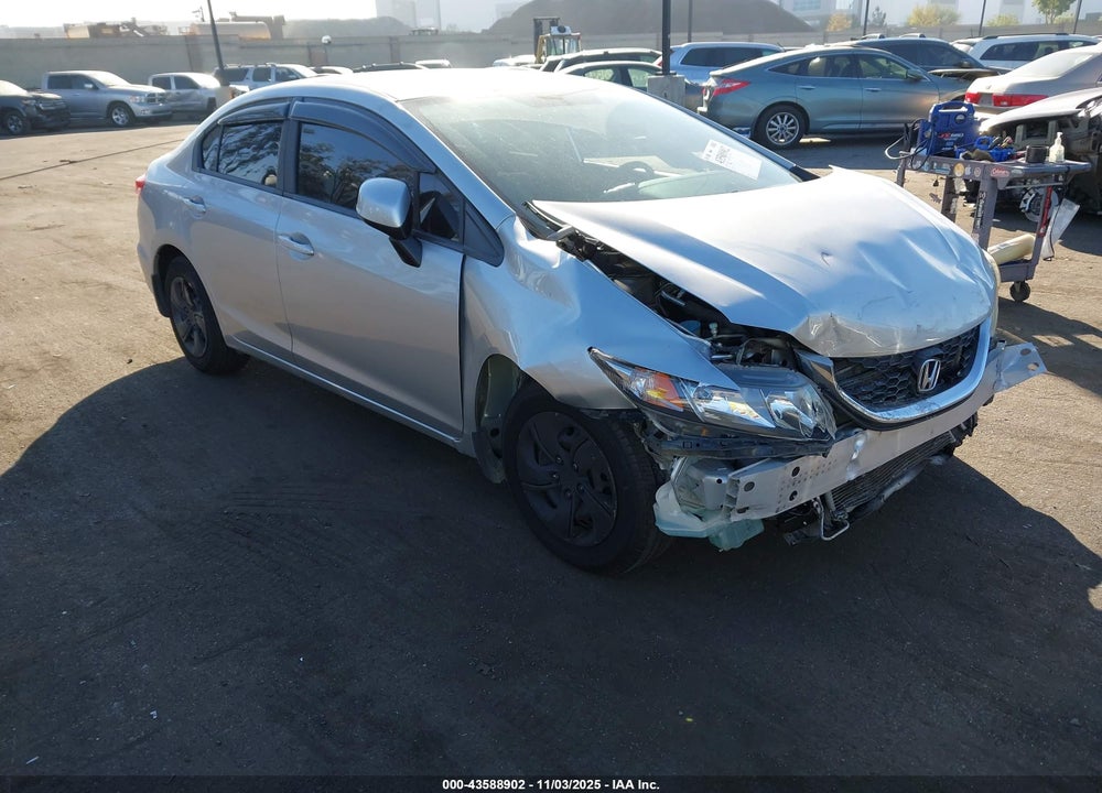 2013 HONDA CIVIC LX VIN: 19XFB2F55DE284323