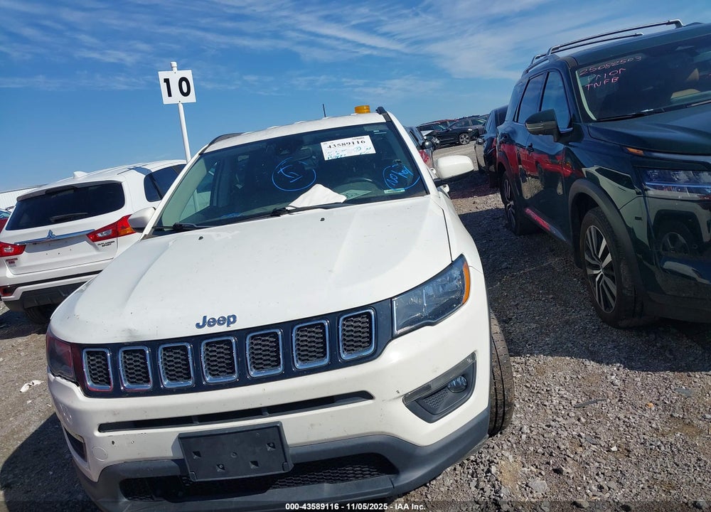 2019 JEEP COMPASS LATITUDE FWD VIN: 3C4NJCBB9KT802894