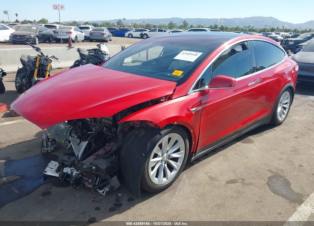 2020 TESLA MODEL X VIN: 5YJXCAE2XLF300141