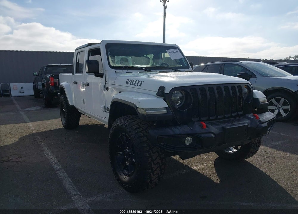 2022 JEEP GLADIATOR WILLYS 4X4 VIN: 1C6HJTAG8NL155888