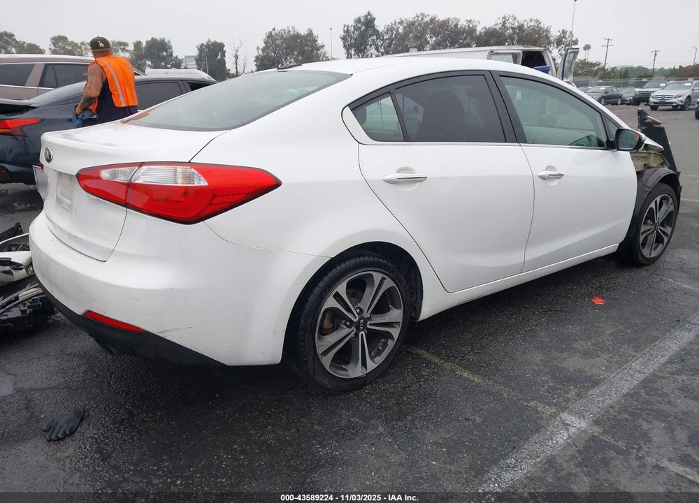 2014 KIA FORTE EX VIN: KNAFX4A80E5090243