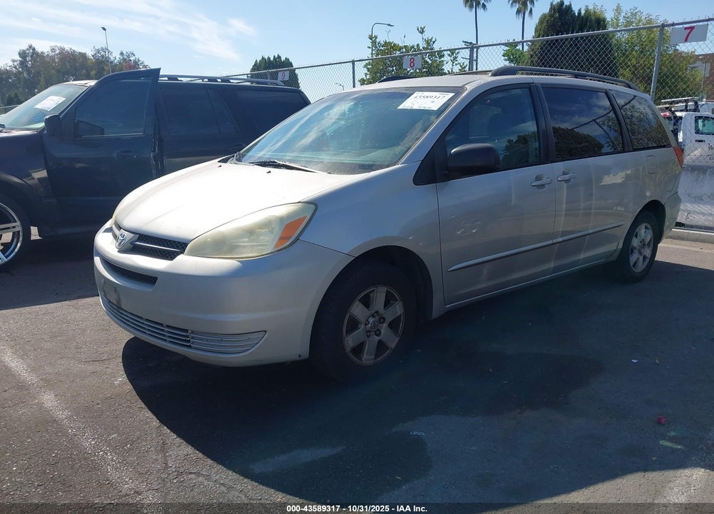 2004 TOYOTA SIENNA LE VIN: 5TDZA23C44S037917