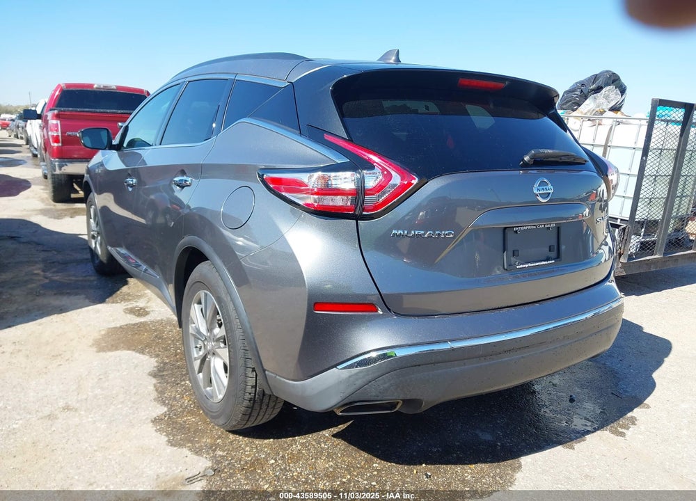 2018 NISSAN MURANO SV VIN: 5N1AZ2MH2JN159236