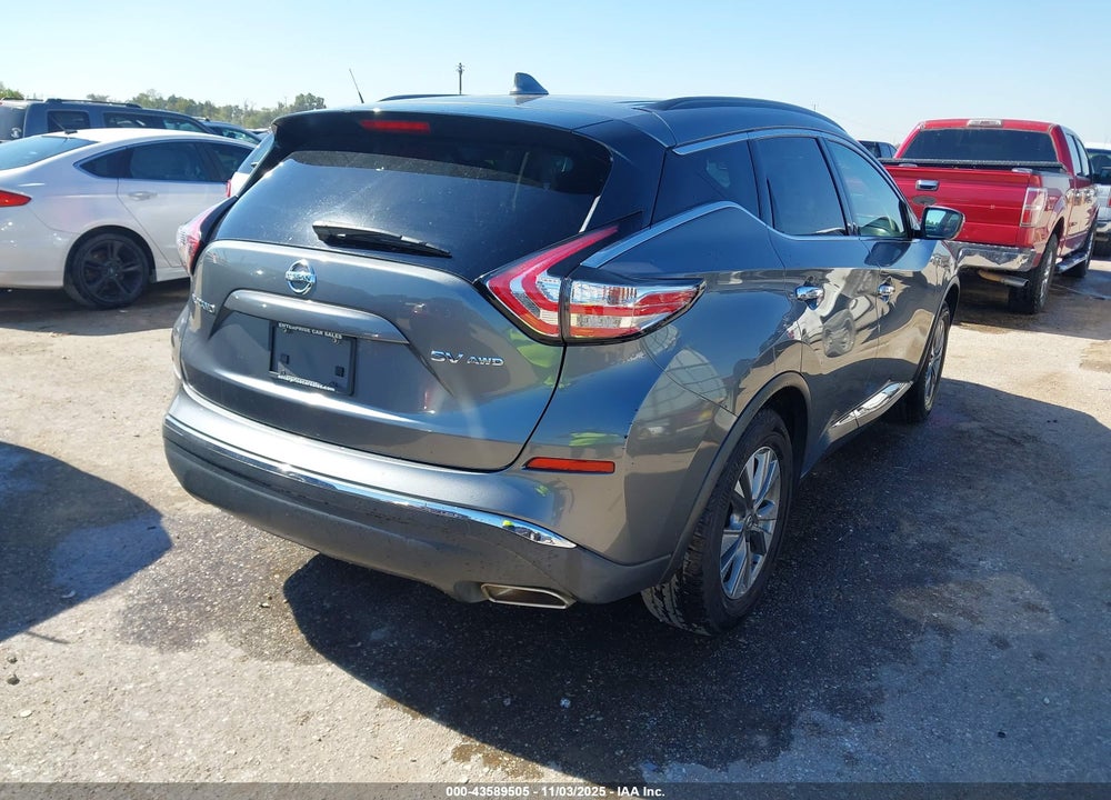 2018 NISSAN MURANO SV VIN: 5N1AZ2MH2JN159236