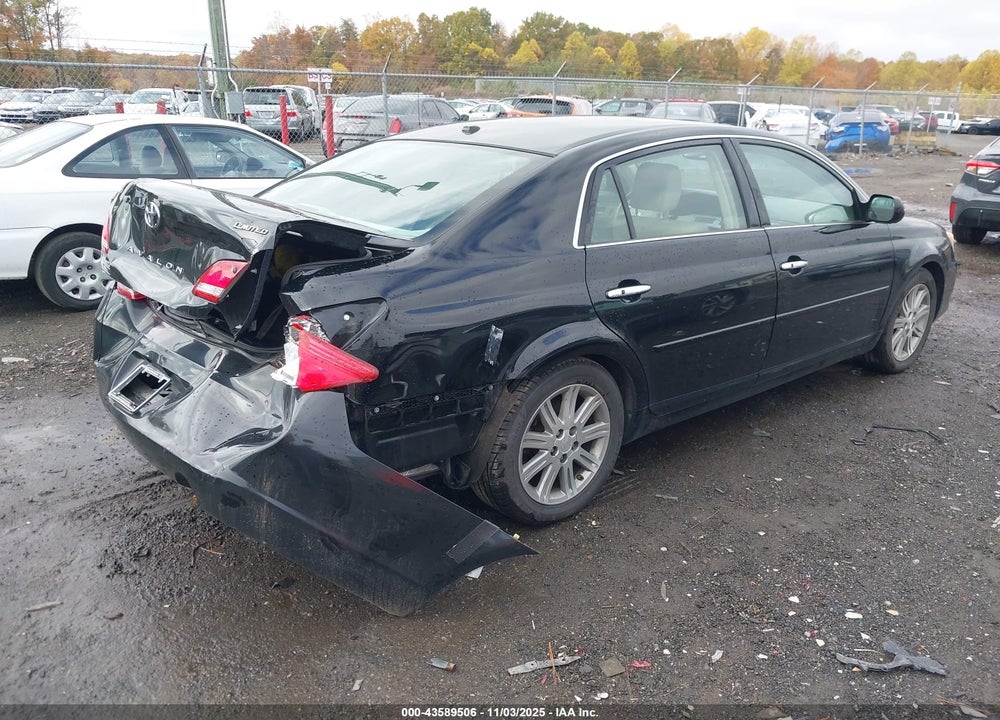 2010 TOYOTA AVALON LIMITED VIN: 4T1BK3DB5AU368664