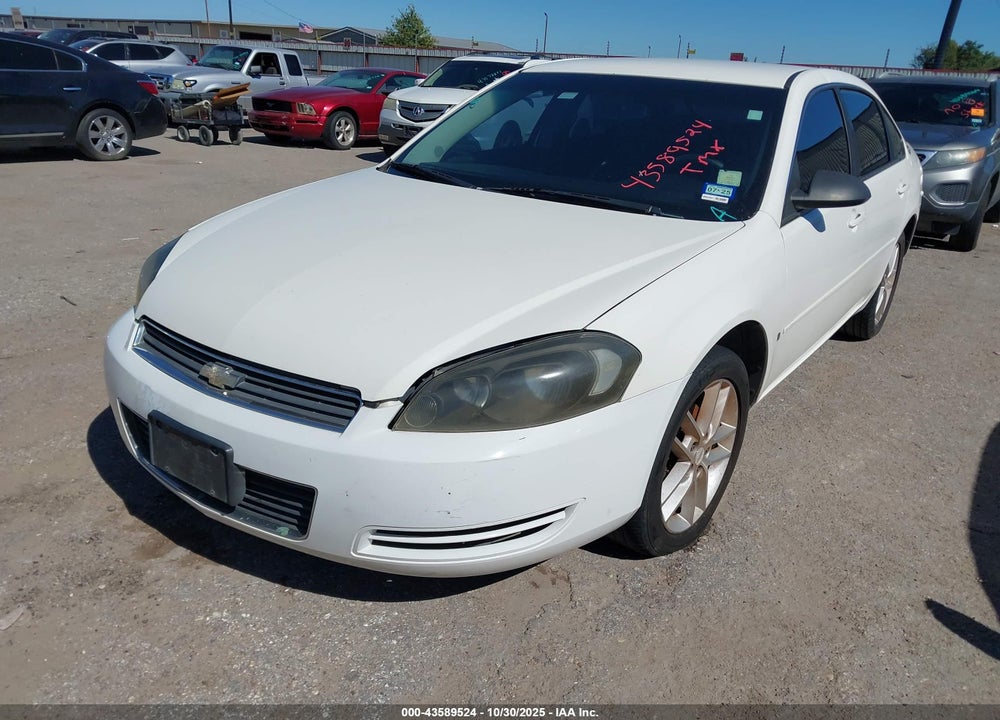 2008 CHEVROLET IMPALA LS VIN: 2G1WB58K489180049